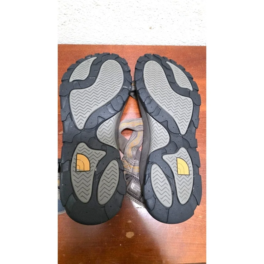 The‎ North Face Men's Hiking Sandals Size 13 Gray & Orange Adjustable Straps